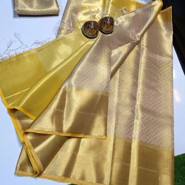 SA 01 Banarasi Tissue Saree - Image 2